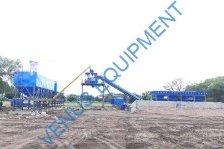 stationary concrete batching plant venus equipments